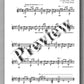 Three Menuets by J. S. Bach - preview of the music score 3
