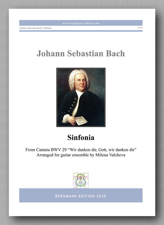 J.S. Bach, Sinfonia - preview of the cover
