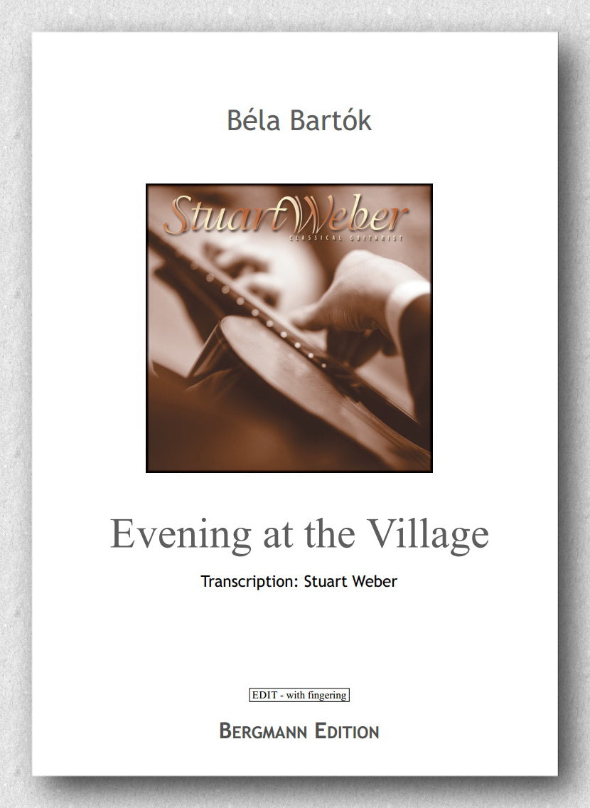Bartok - Weber, Evening at the Village - preview of the cover