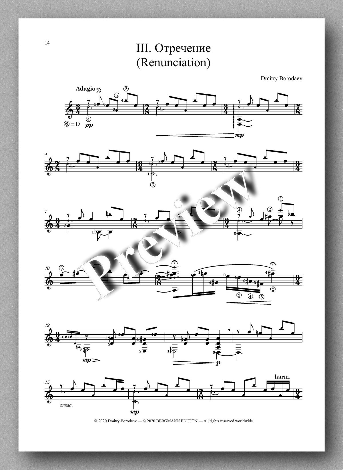 Borodaev, Etudes Tableaux - vol. 1 - Music score 2