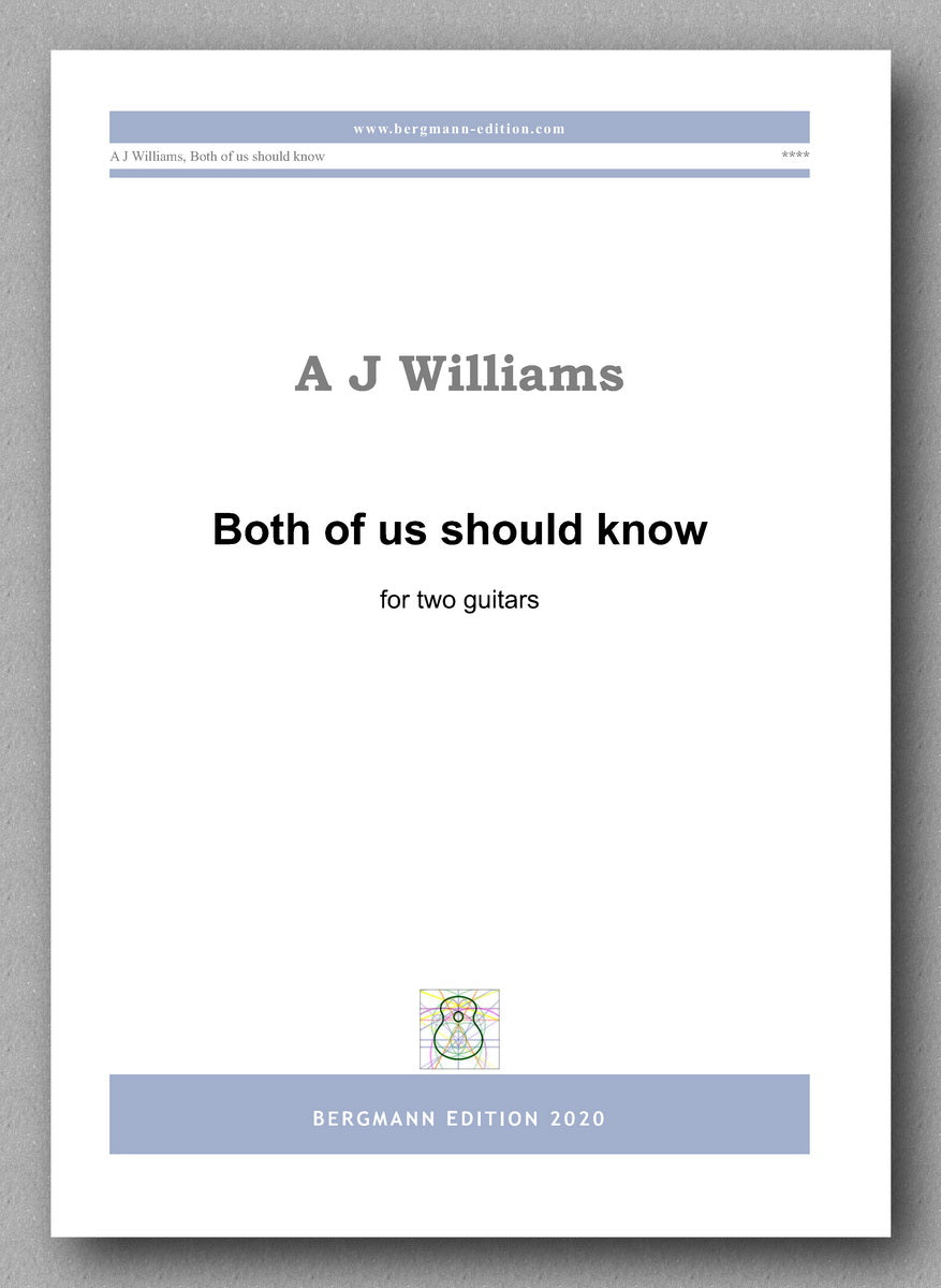 Andrew Williams, Both Of Us Should Know - preview of the cover