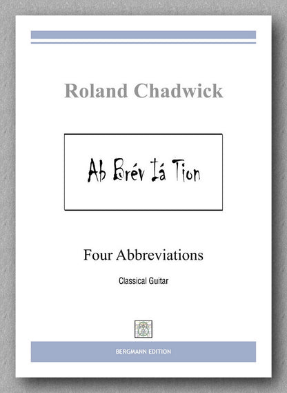 Chadwick, Four Abbrevations - preview of the cover