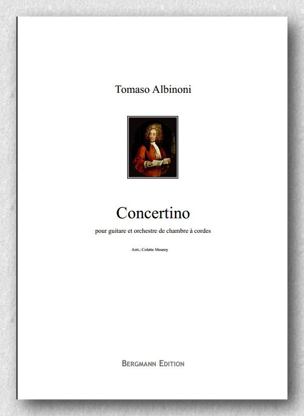 Concert for guitar and chamber orchestra in A major. Cover.