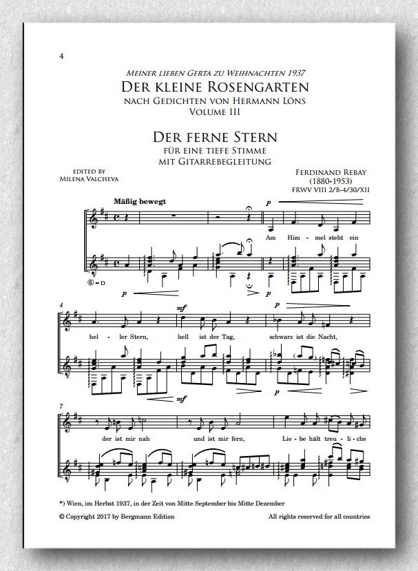 Rebay [040], Der kleine Rosengarten III - preview of the songs
