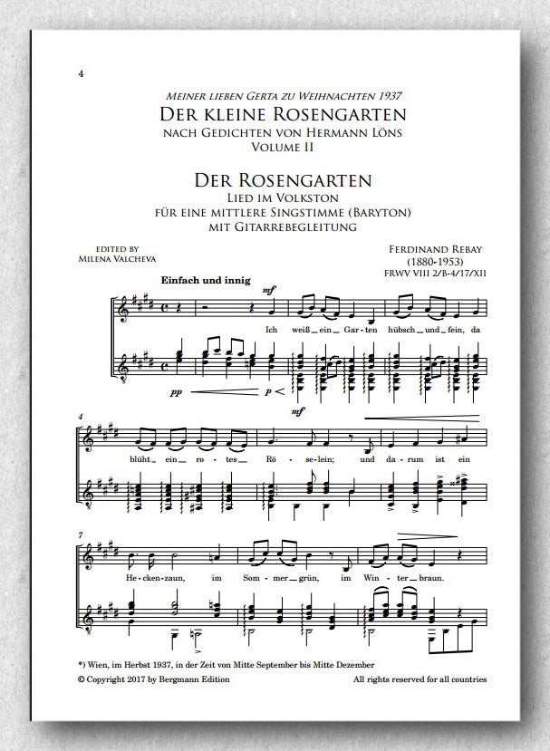 Rebay [038], Der kleine Rosengarten II - preview of the songs