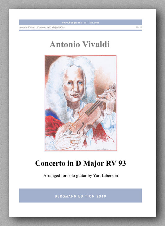 Vivaldi, Concerto in D Major RV 93 - cover