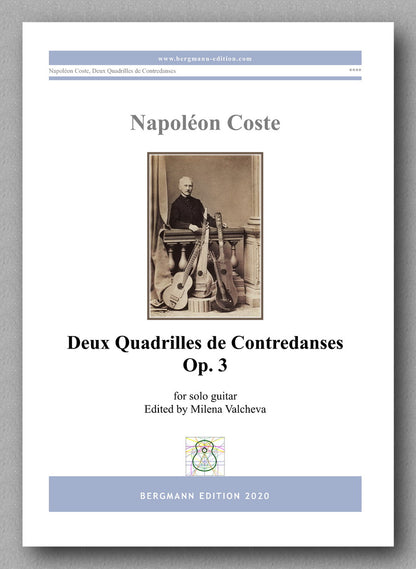 Napoléon Coste,  Deux Quadrilles de Contredanses Op. 3  - preview of the cover