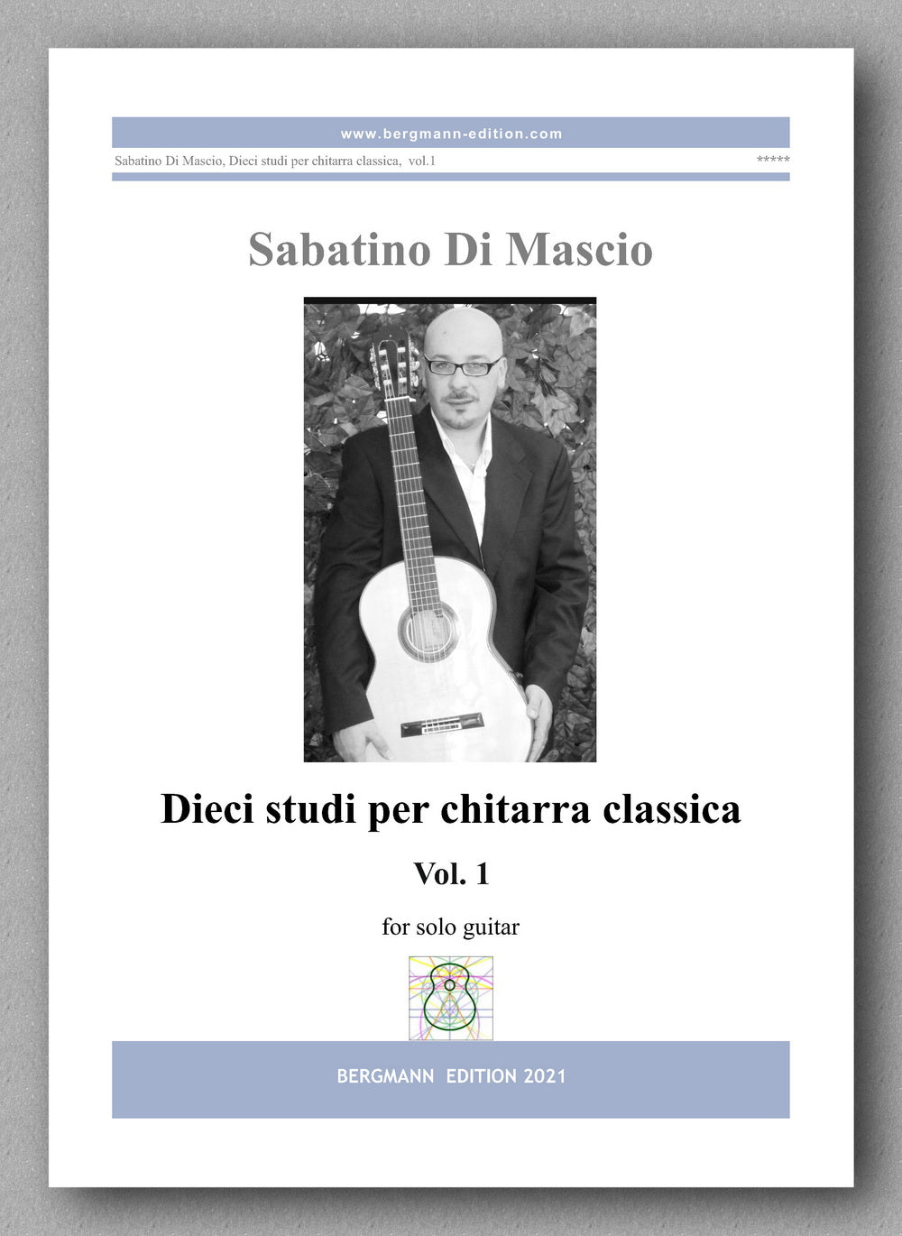 Di Mascio, Dieci studi per chitarra, Vol. 1 - cover