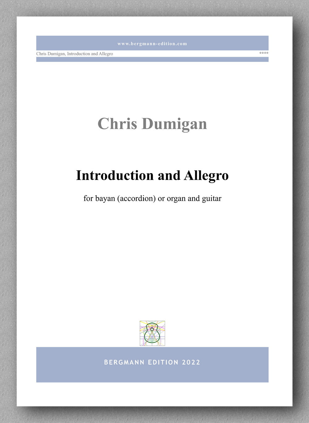 Chris Dumigan, Introduction and Allegro - cover