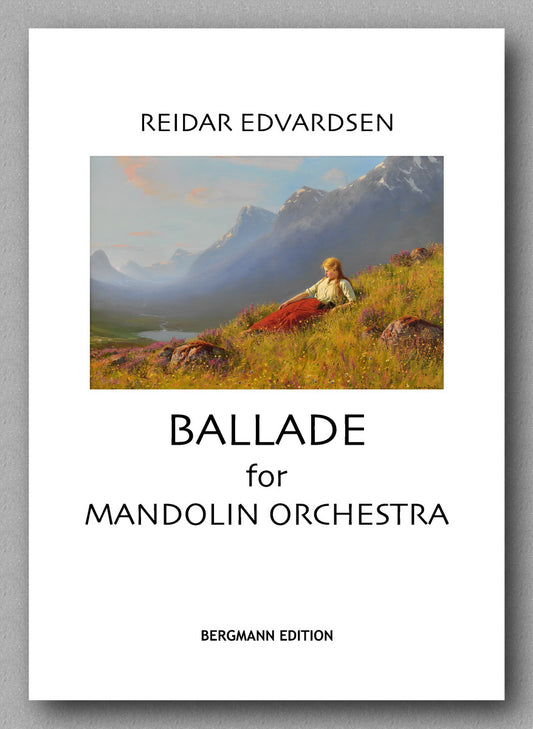 Reidar Edvardsen, Ballade for Mandolin Orchestra. Preview of the cover.