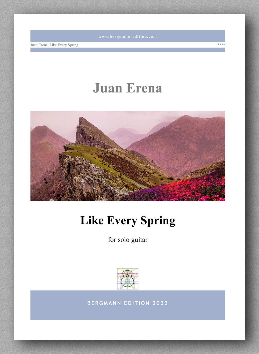 Juan Erena, Like Every Spring - preview of the cover