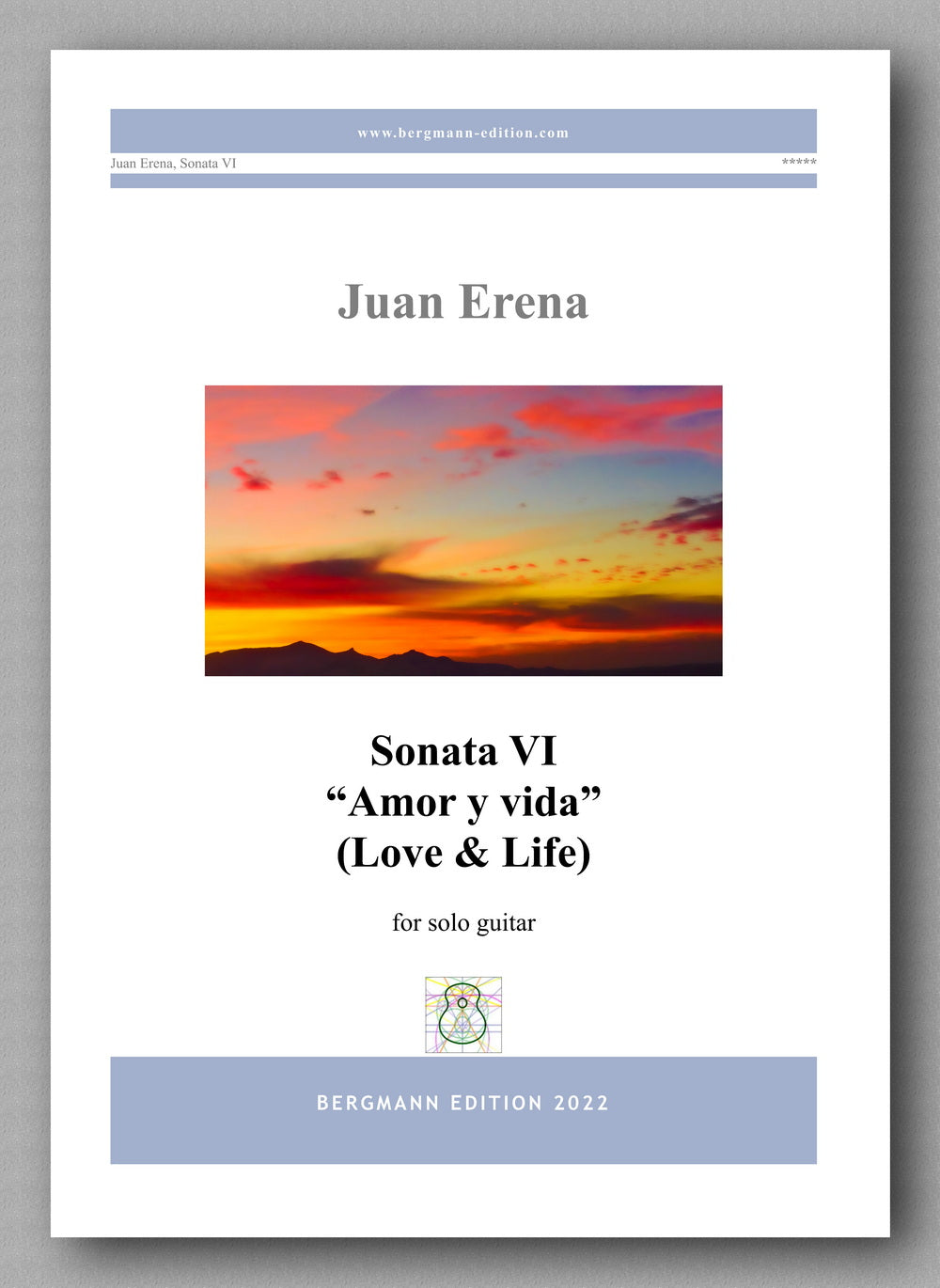 Juan Erena, Sonata VI, “Amor y vida” (Love & Life) - preview of the cover