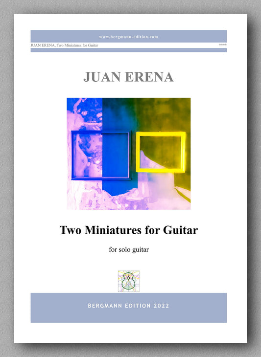 Juan Erena, Two Miniatures for Guitar - cover