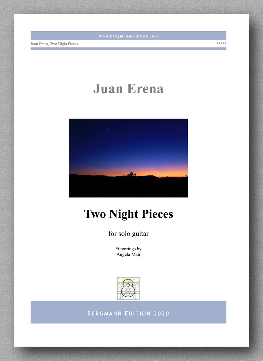 Juan Erena, Two Night Pieces - preview of the cover