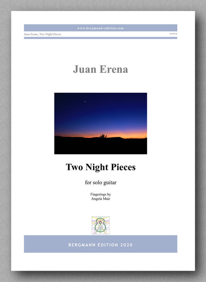 Juan Erena, Two Night Pieces - preview of the cover