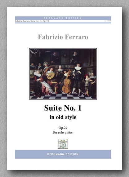 Fabrizio Ferraro, Suite No. 1 Op. 29 - In old style. Preview of the cover
