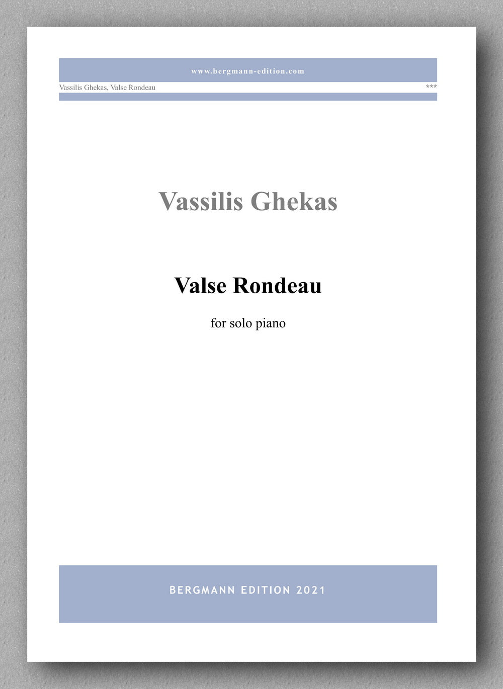Valse Rondeau by Vassilis Ghekas - cover