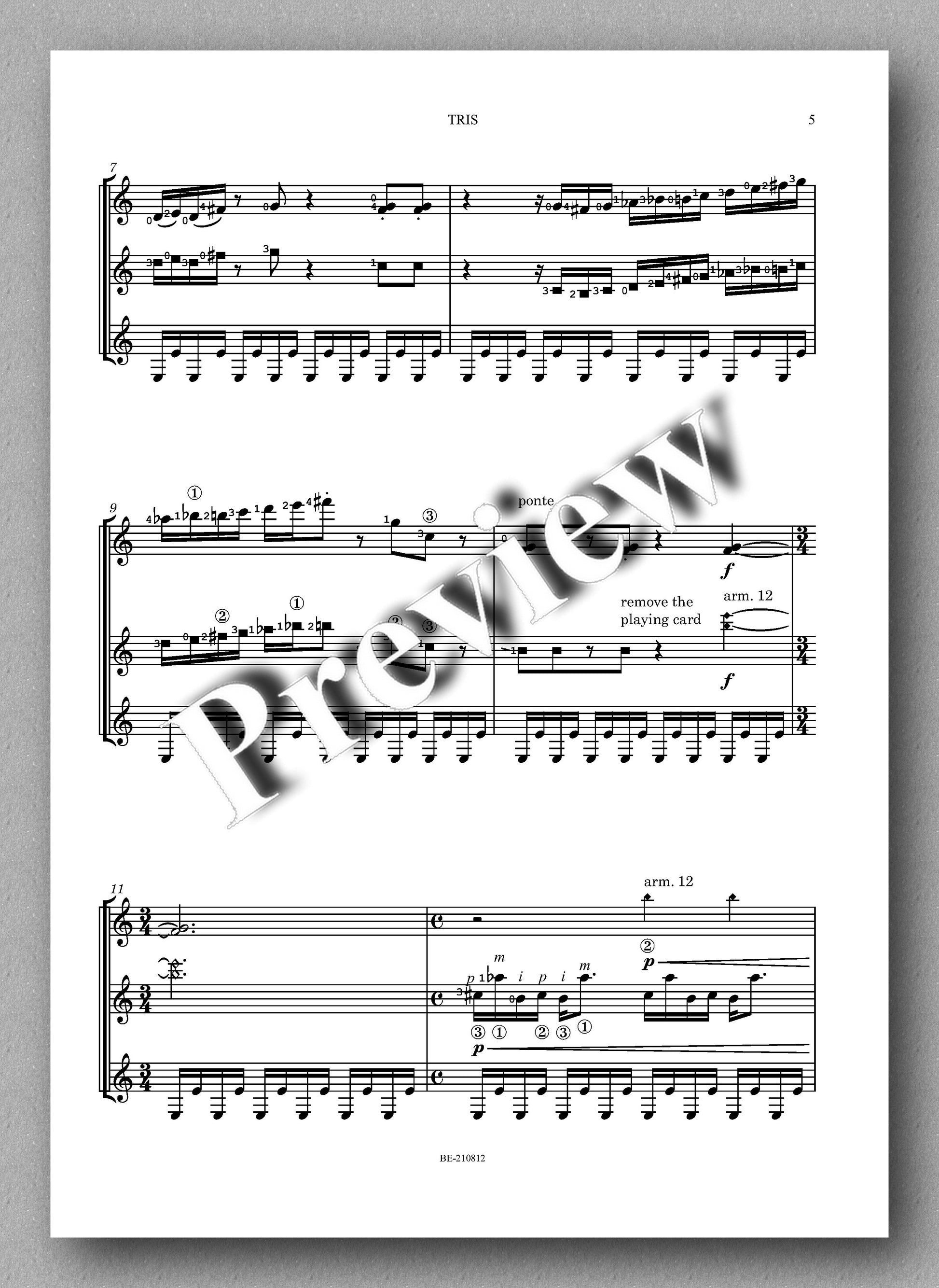Giannoni, Tris - music score 2