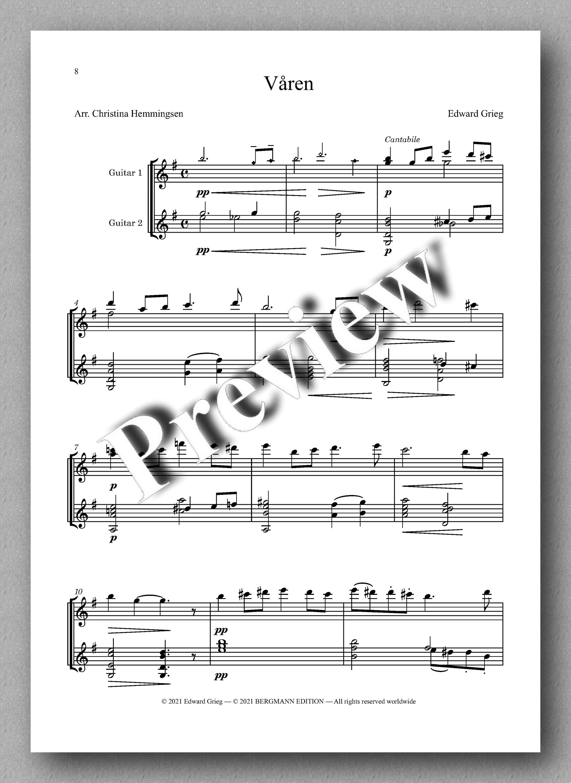 Grieg, Elegiske Melodier - Music score 2