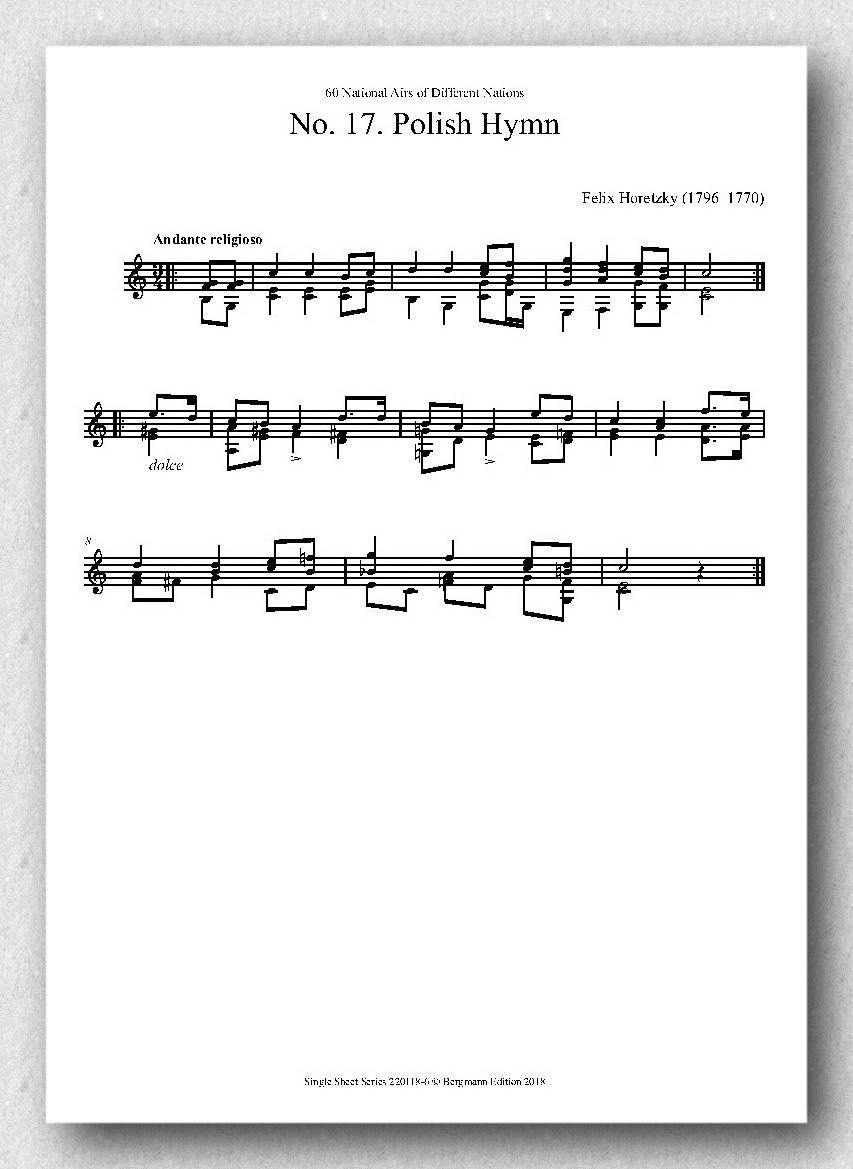 Horetzki- opus 60-Airs- no. 17