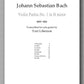 Bach-Liberzon, Partita No. 1,  BWV 1002 - content