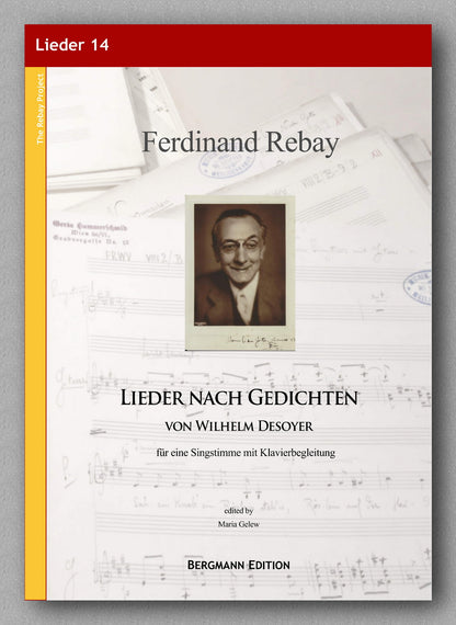 Ferdinand Rebay, Lieder nach Gedichten von Wilhelm Desoyer - preview of the cover