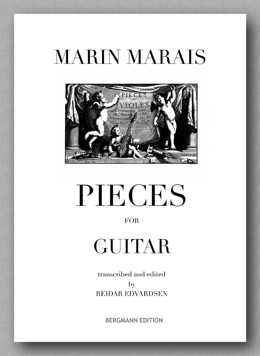 Marais-Edvardsen, Pieces for Guitar - preview of the cover