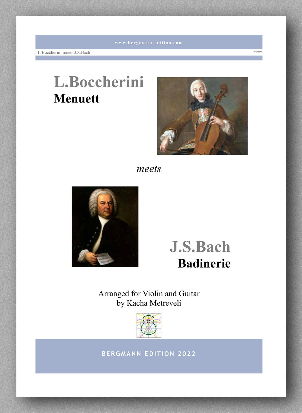 Boccherini meets Bach - preview of the cover