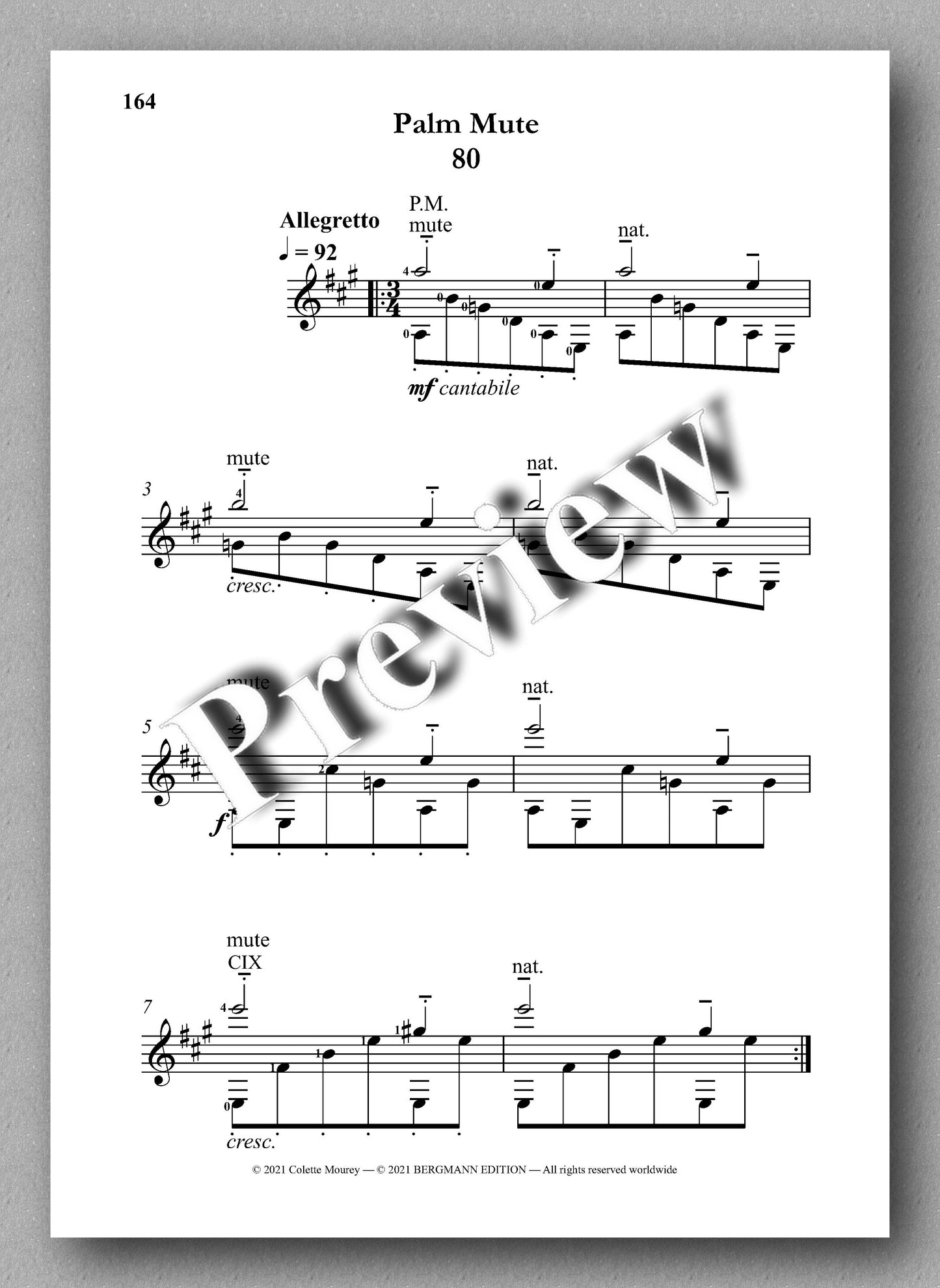 Mourey, Step by Step - music score 7