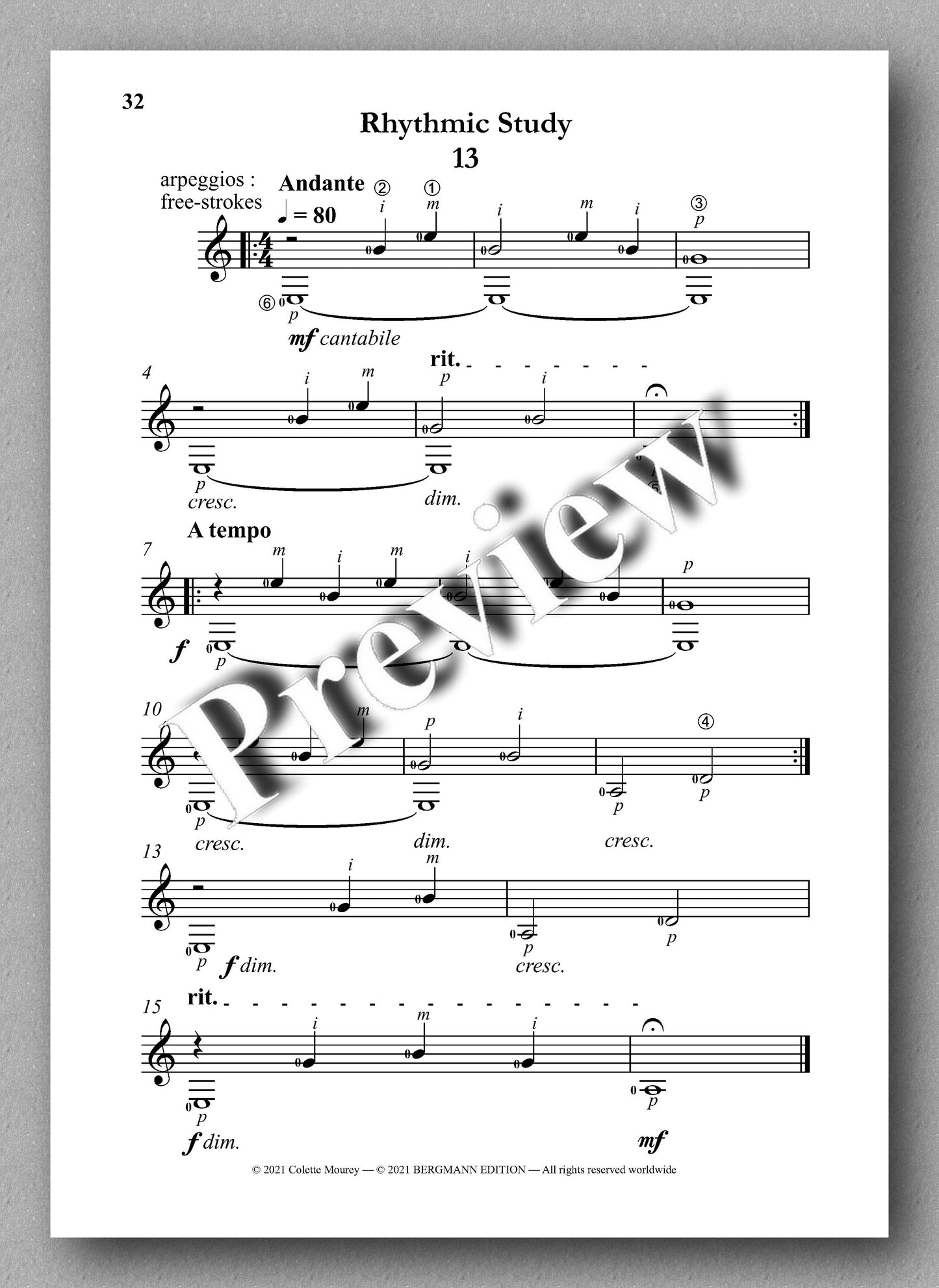 Mourey, Step by Step - music score 2