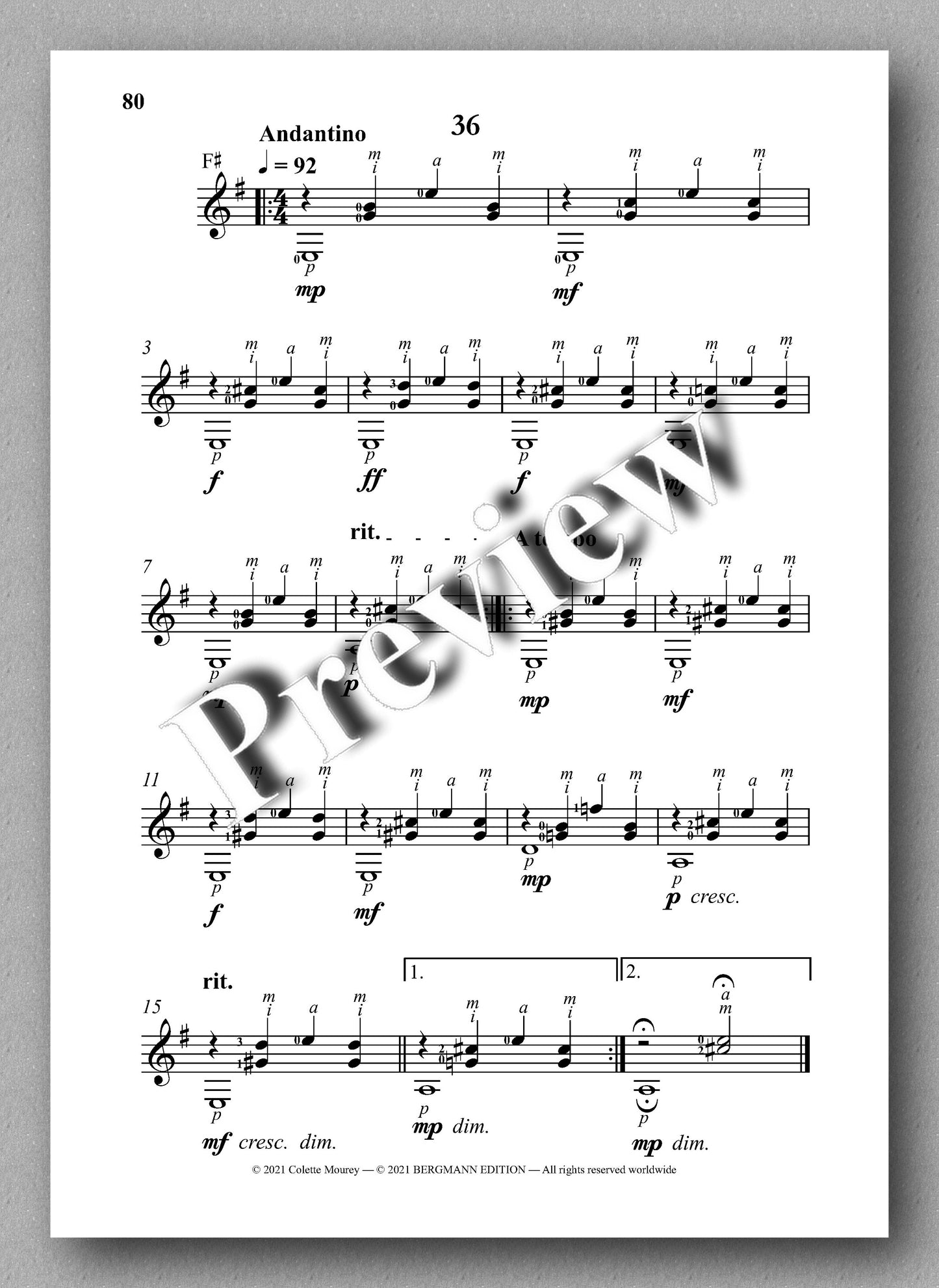 Mourey, Step by Step - music score 4