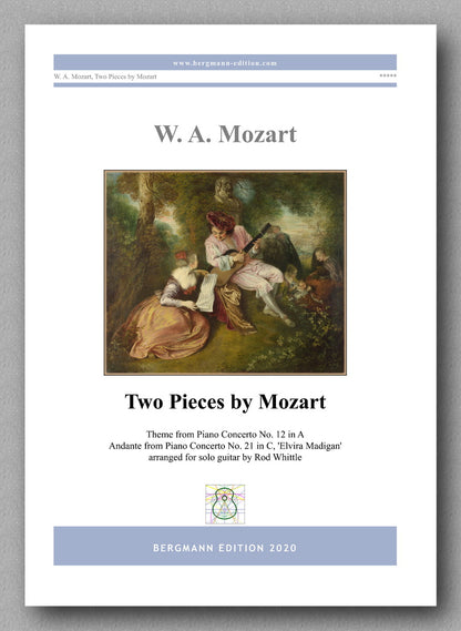 Mozart-Whittle, Two Pieces by Mozart - preview of the cover.