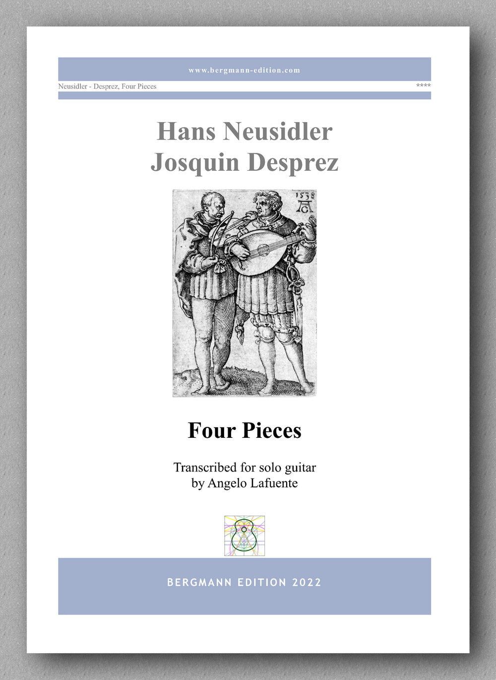 Hans Neusidler, Four Pieces  -  preview of the cover