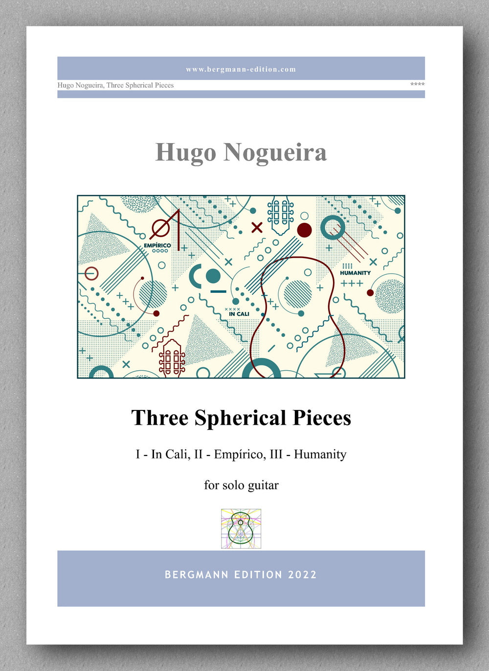 Hugo Nogueira,  Three Spherical Pieces - preveiw of the cover