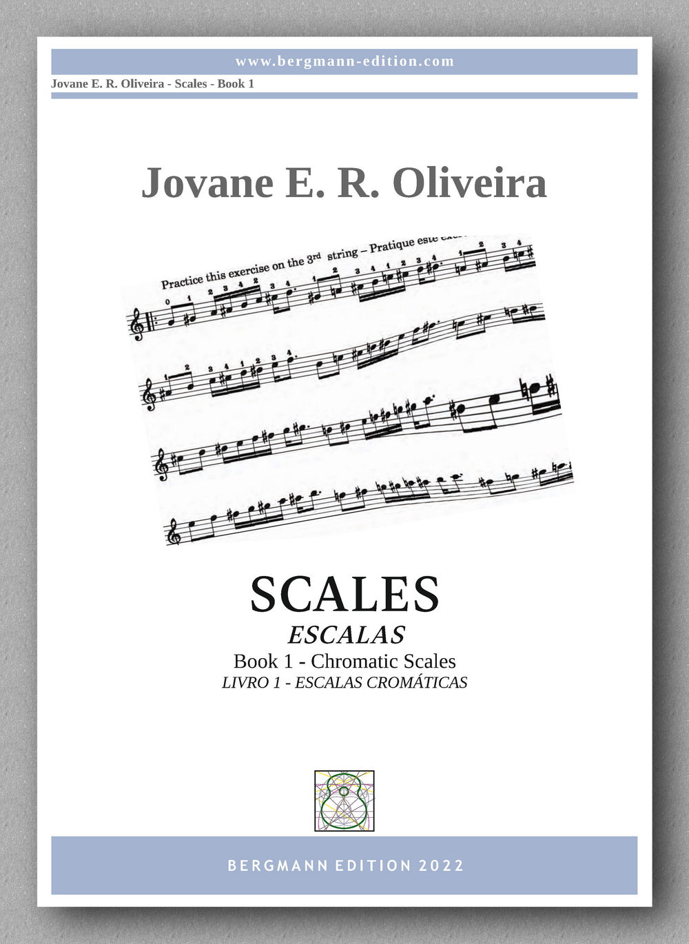 Scales, Book 1 - Cromatic Scales, by Jovane E.R. Oliveira - Cover
