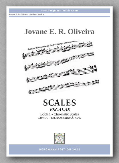 Scales, Book 1 - Cromatic Scales, by Jovane E.R. Oliveira - Cover