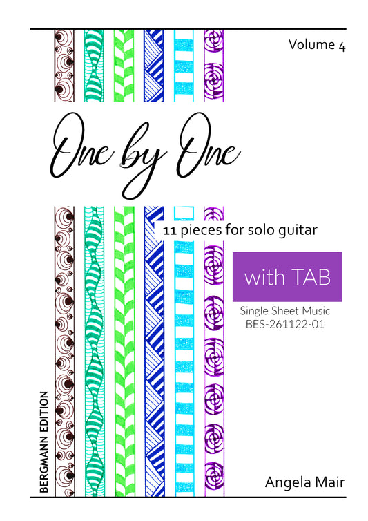 Angela Mair, One by One Vol. 4 (Scores with TAB)