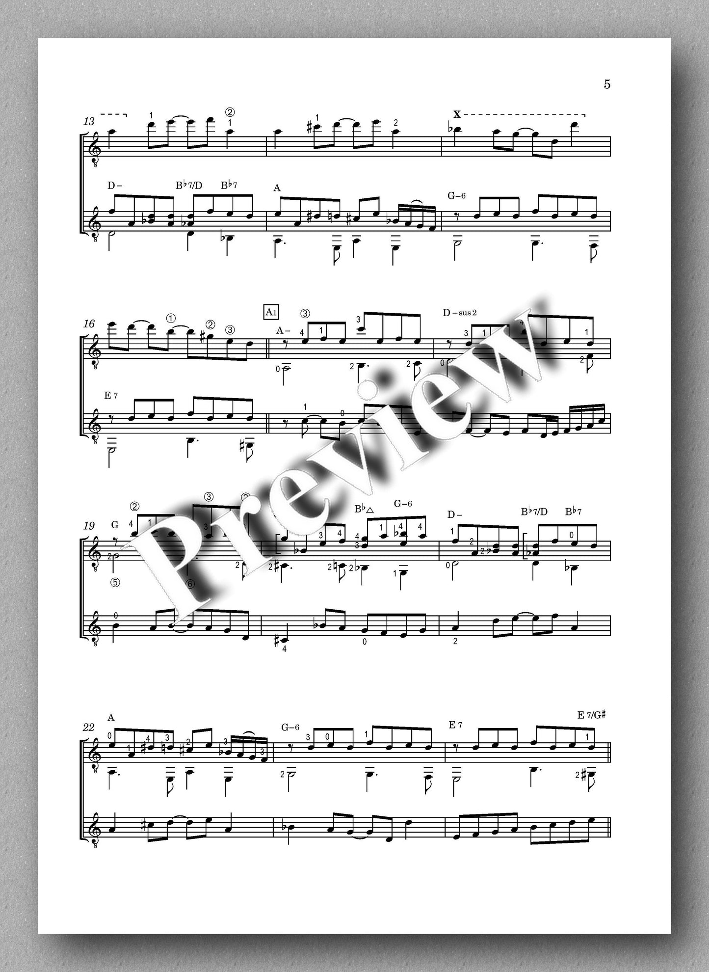 Petrov, Can't Say Goodbye - music score 2