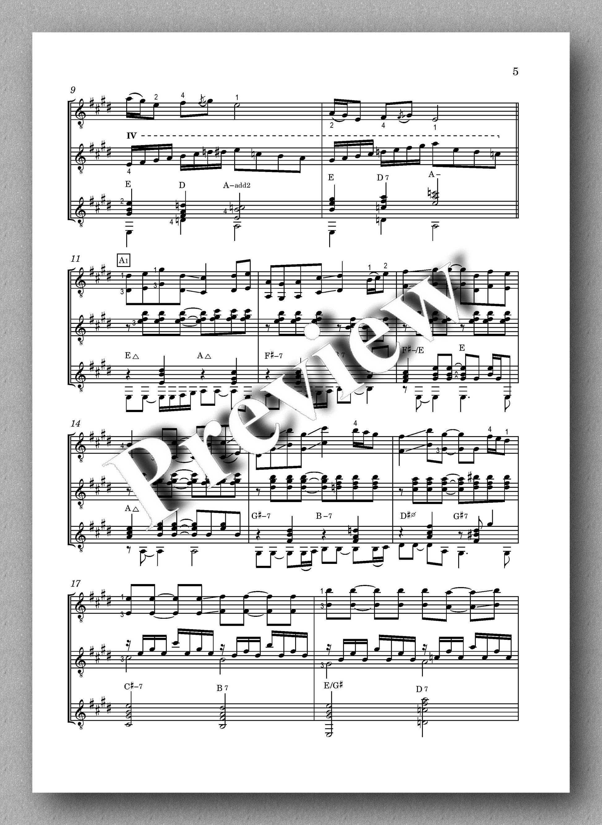 Petrov, Memories - Music score 2