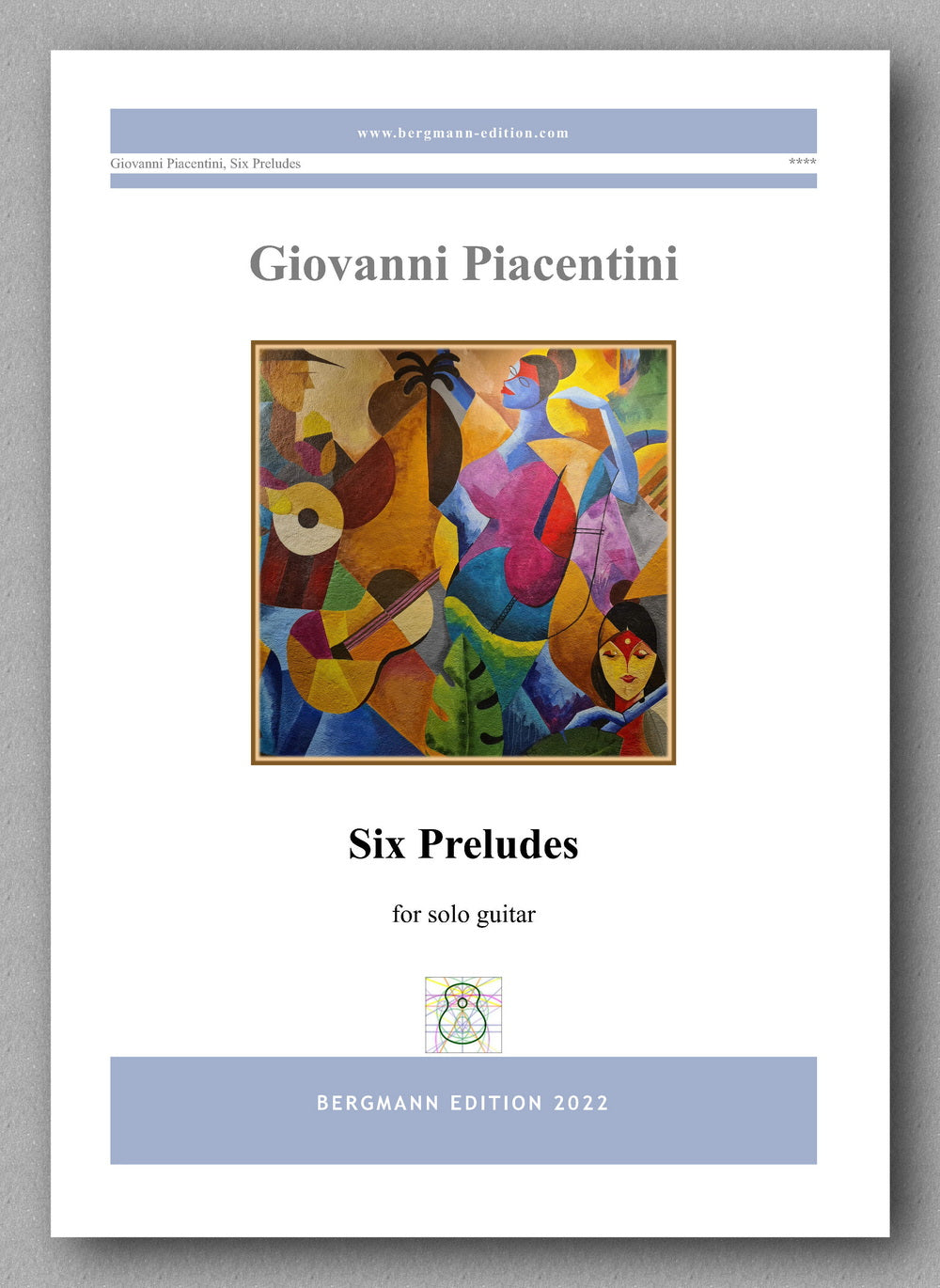 Giovanni Piacentini, Six Preludes - preview of the cover