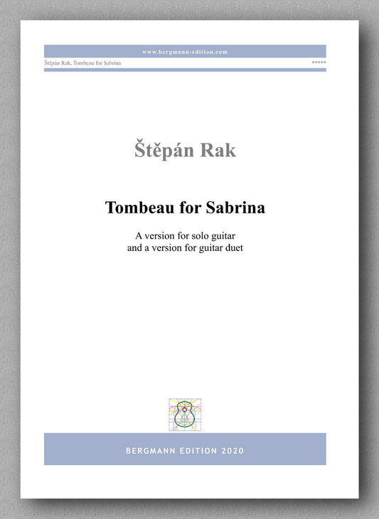 Štěpán Rak, Tombeau for Sabrina - preview of the cover