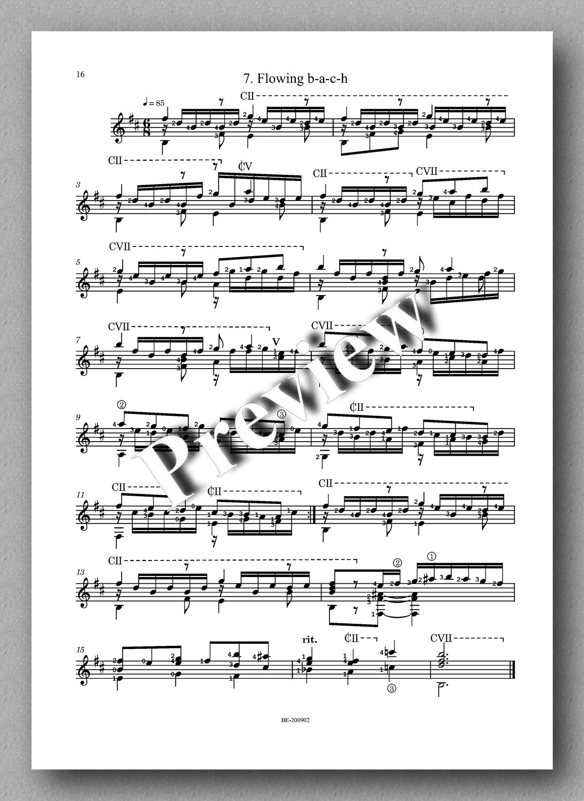 Rasmussen, Number One - preview of the music score 4