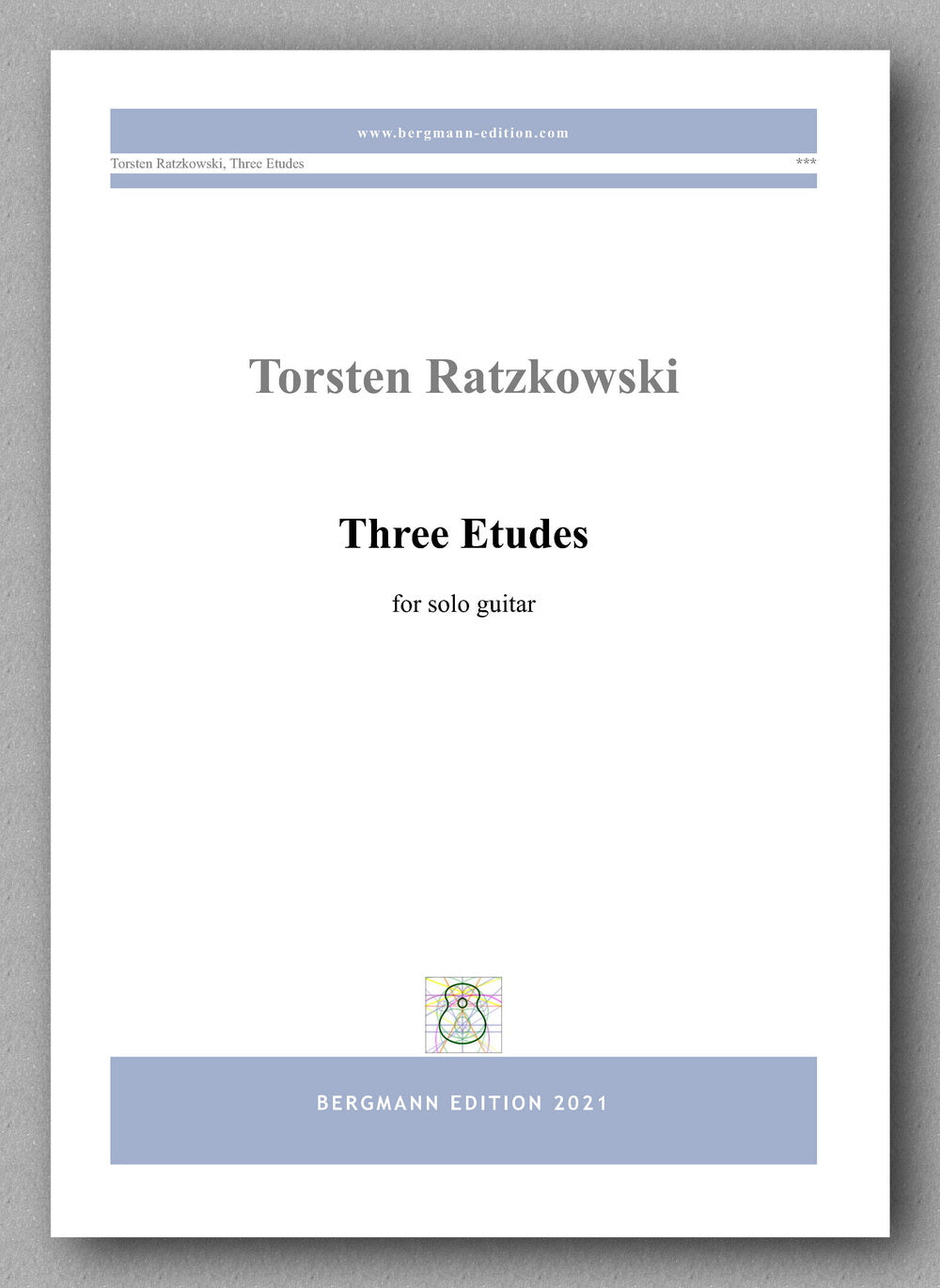 Ratzkowski, Three Etudes - cover
