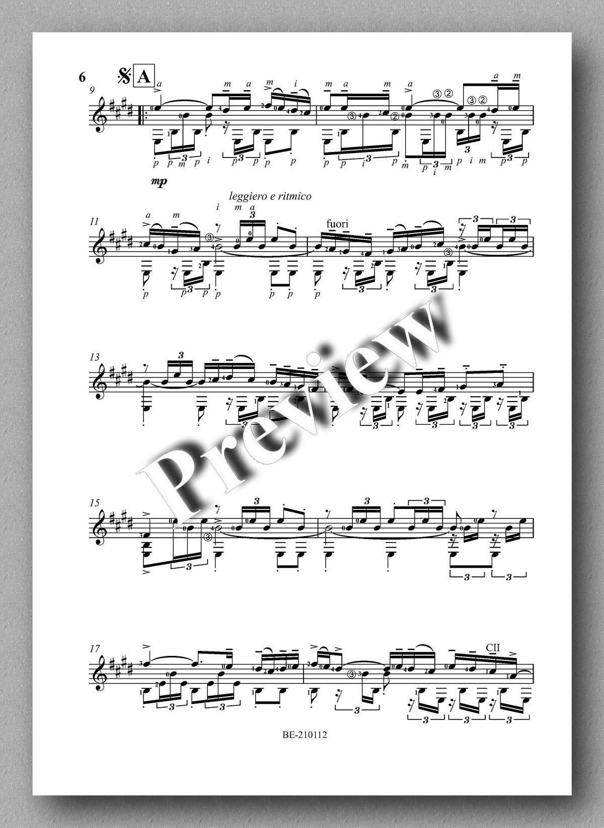 BOLÉRO, Maurice Ravel - music score 2