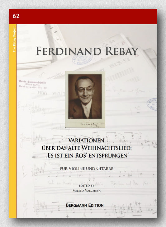 Rebay [062], Variationen über das alte Weihnachtslied: "Es ist ein Ros' entsprungen" - preview of the cover