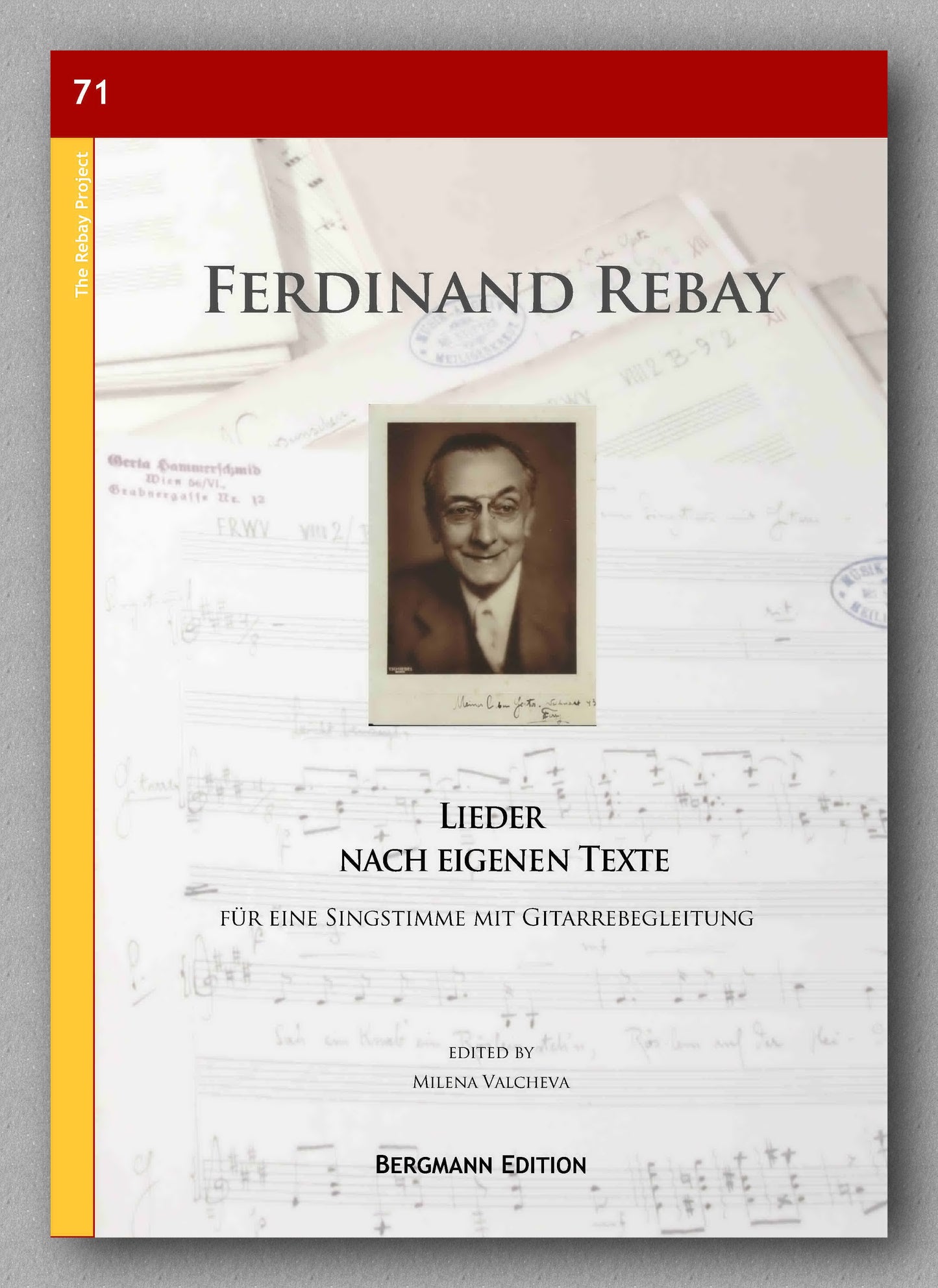 Rebay [071], Lieder nach eigenen Texte - preview of the cover