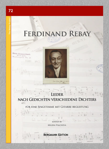 Rebay [072], Lieder nach Gedichten verschiedene Dichters - preview of the cover