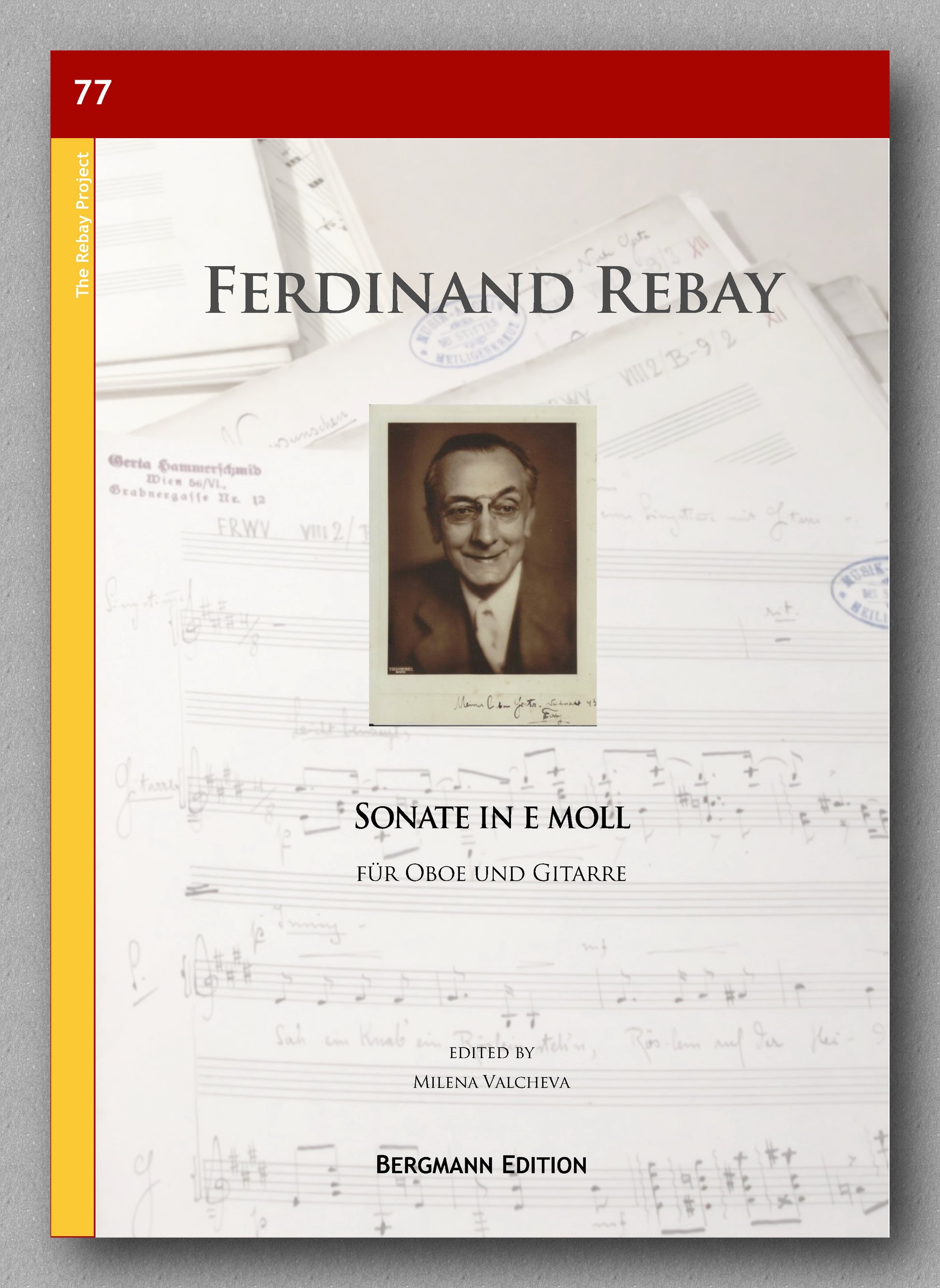 Rebay [077], Sonate in e moll - preview of the cover
