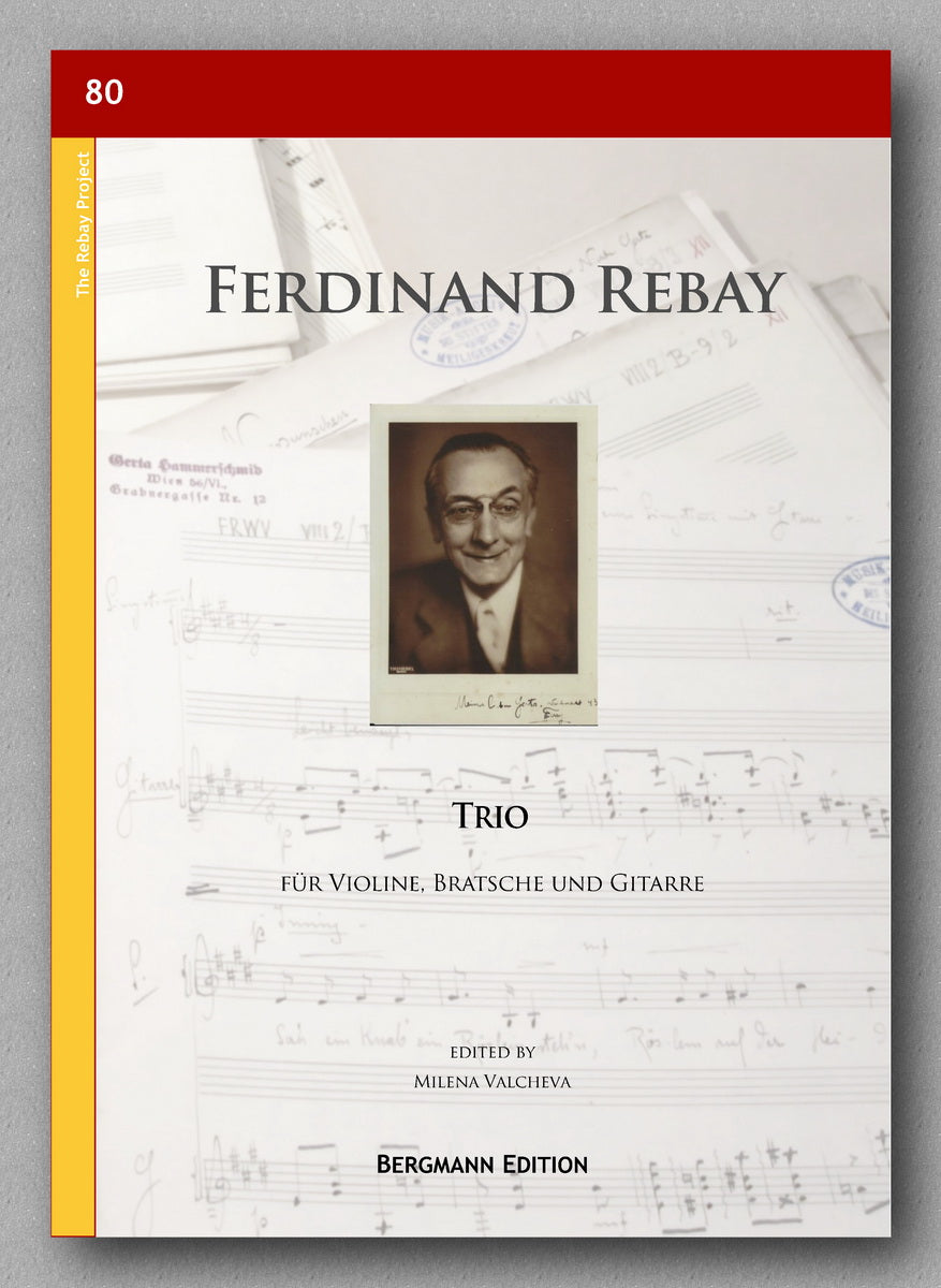 Rebay [080], Trio für Violine, Bratsche und Gitarre - preview of the cover