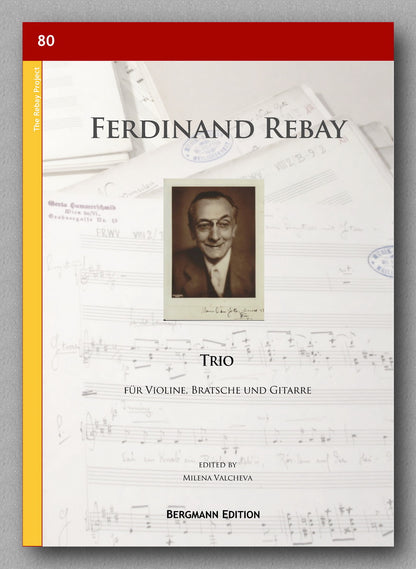 Rebay [080], Trio für Violine, Bratsche und Gitarre - preview of the cover